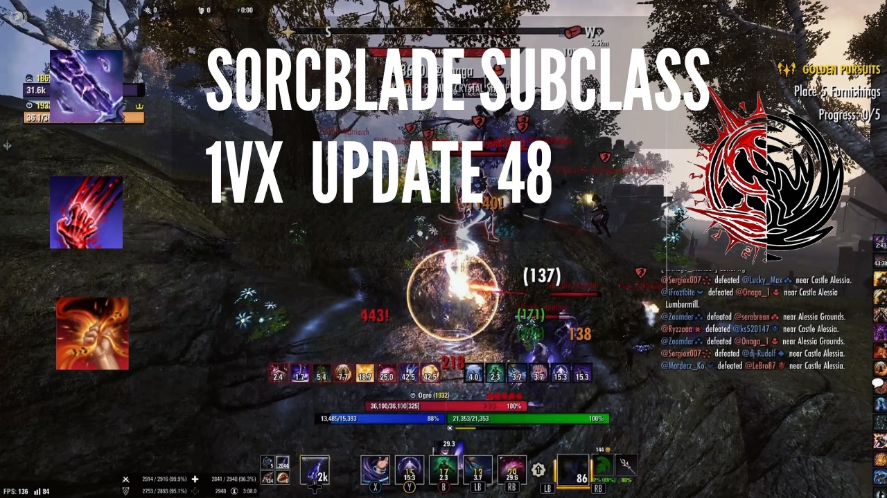 Stamina Sorcblade Subclass 1vX - ESO PVP BUILD | Update 48