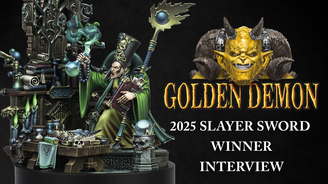 Slayer Sword Winner's Interview | Golden Demon 2025 | Warhammer