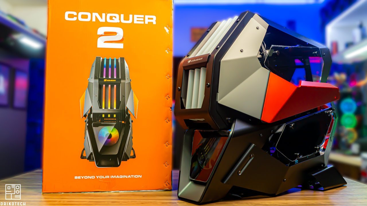 Gabinete Conquer 2 da Cougar Full Tower, diferente de tudo que você já viu!