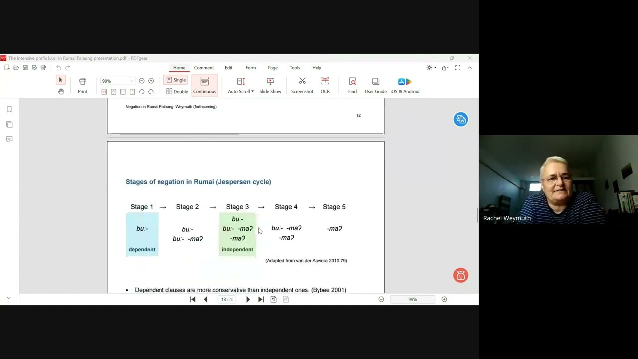 Rachel Weymuth: The Intensive Prefix kʌp- in Rumai Palaung
