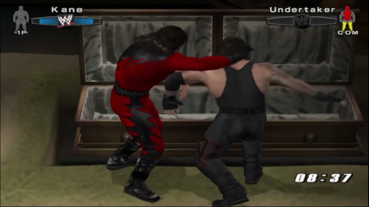 Kane vs The Undertaker Buried Alive match