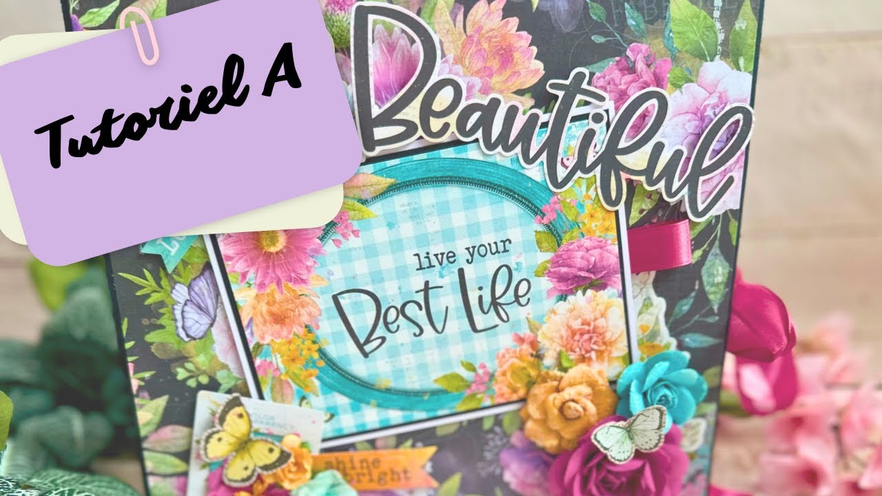 Tutoriel A Album scrapbooking pop-up 