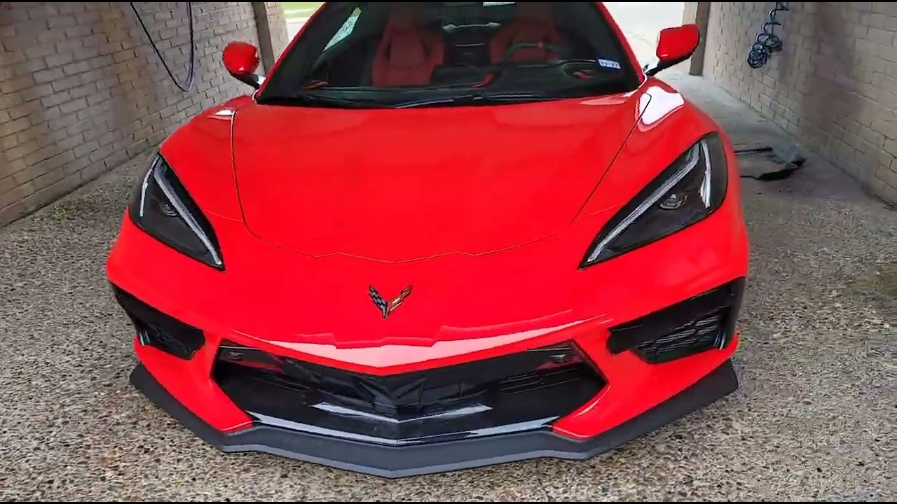 A lavar el corvette 