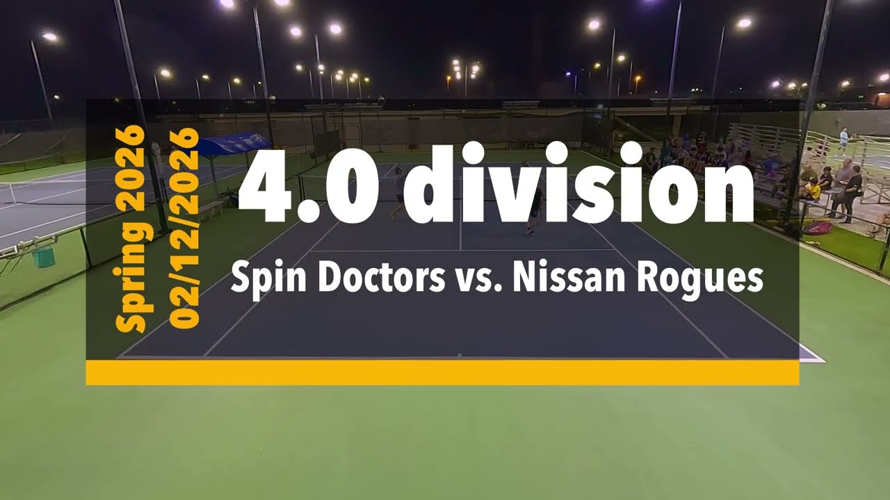 4.0 div. - Spin Doctors vs. Nissan Rogues (02/12/2026) - Guam tennis