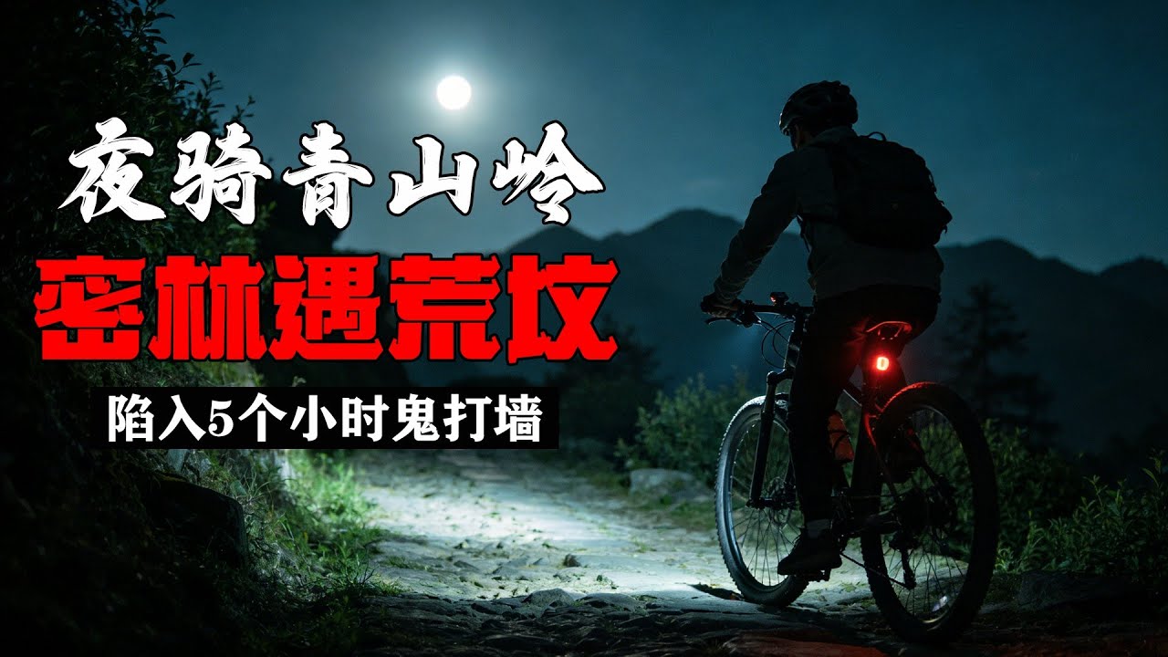 小夥夜騎婺源青山嶺古道，鑽密林遇荒墳，鬼打牆5小時變荒野求生