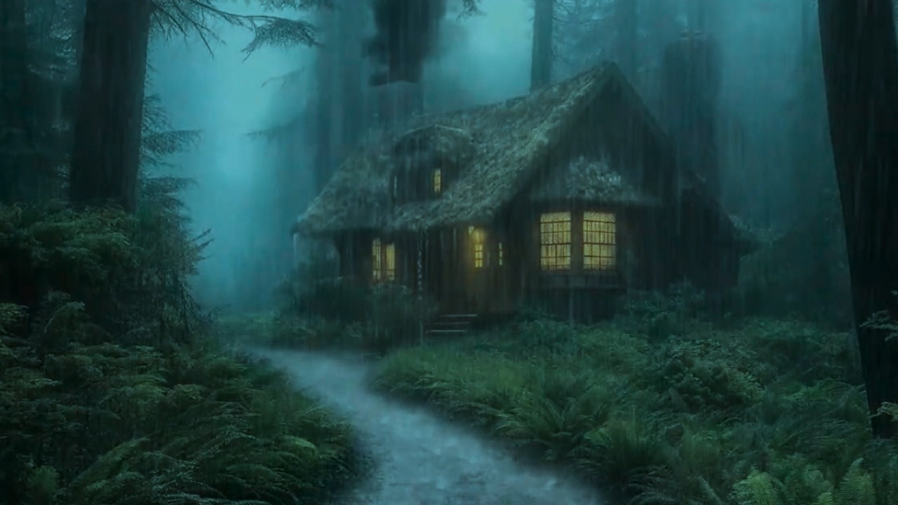 HEAVY RAIN AND THUNDER SOUNDS DEEP SLEEP 🌧️⛈️Thunderstorm for Sleeping - Rain Sound Natural