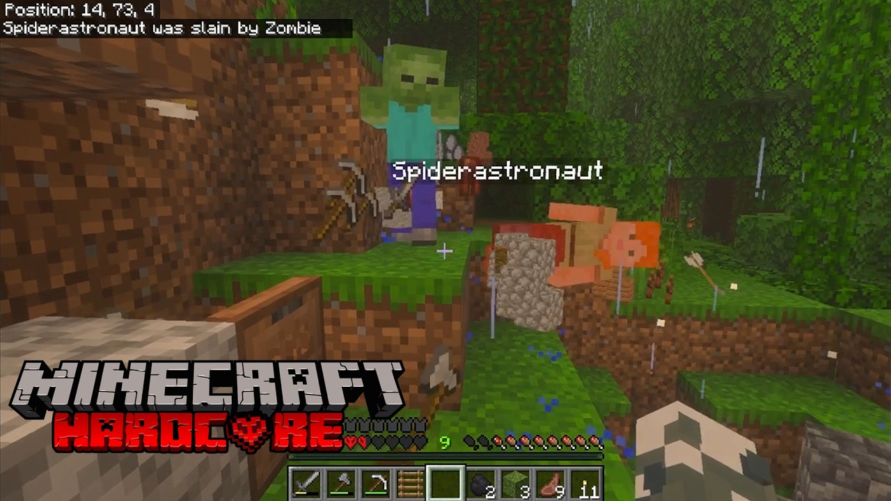 3 IDIOTS Try To Beat Minecraft HARDCORE