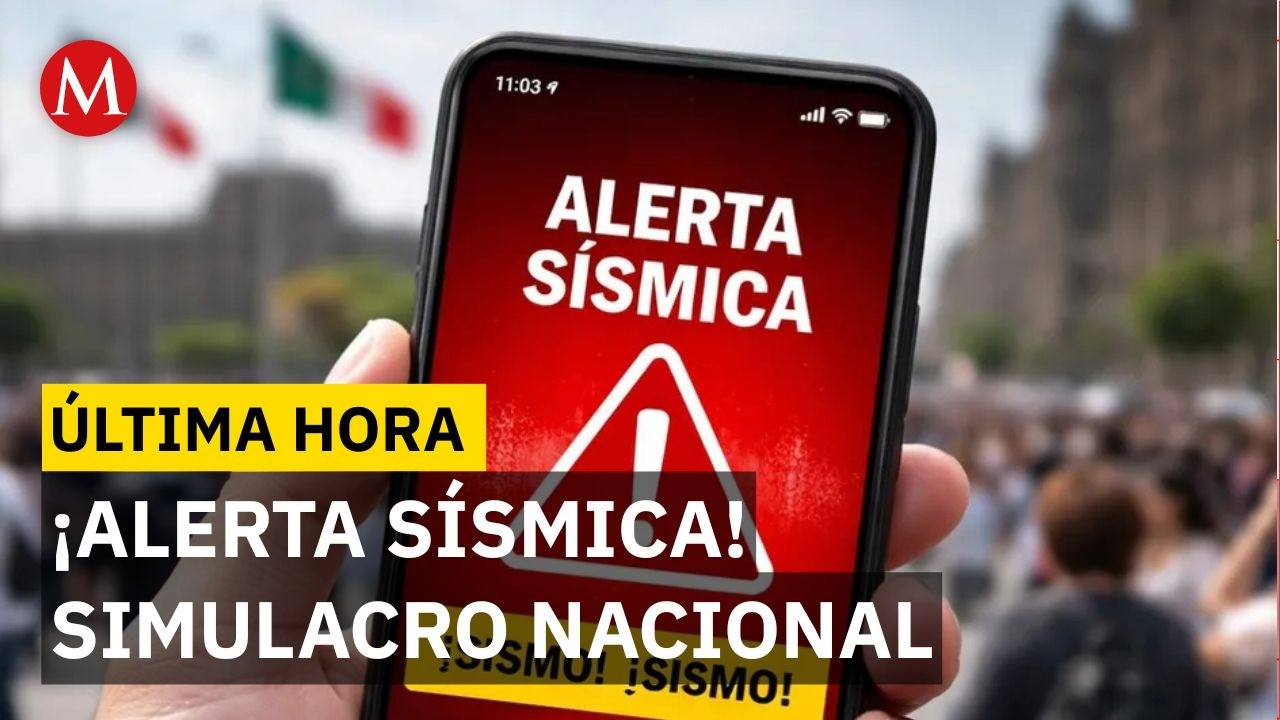 Suena la alerta s&iacute;smica por Simulacro Nacional 2026 en CdMx, hoy 6 de mayo