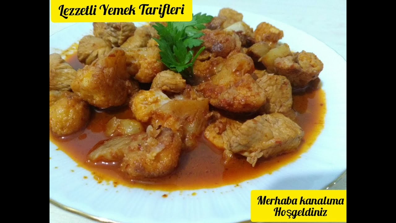 NEFİS BİR ANA YEMEĞİ TAVUKLU KARNABAHAR  #karnabahar  #yemektarifleri