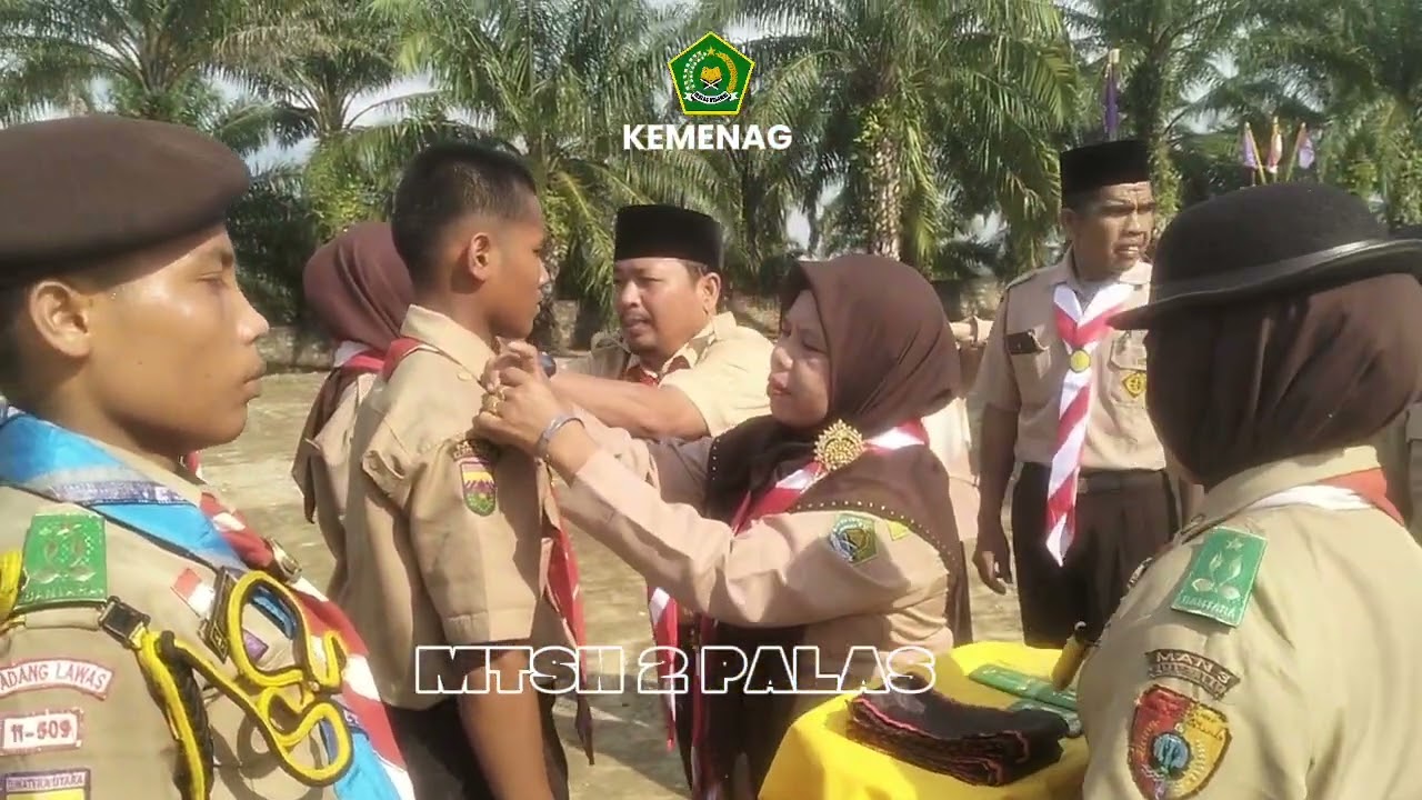 Penutupan Perjusami Pelantikan Pramuka Bantara MAN 3 Palas dan Pramuka Penggalang Inti MTsN 2 Palas 