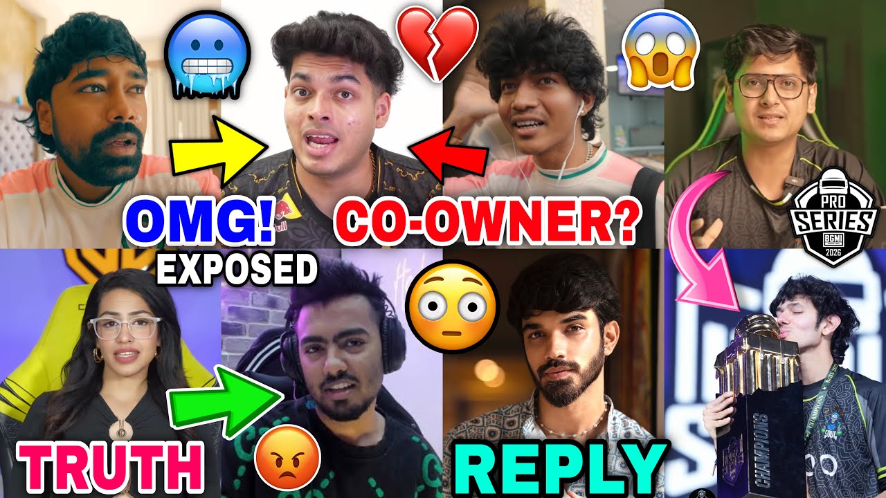 Apex Gaming New Co owner?🚨Neyoo Reply on clutchgod 😱 Mortal on Team soul 🥶Scout Back🔥😳Bmic news