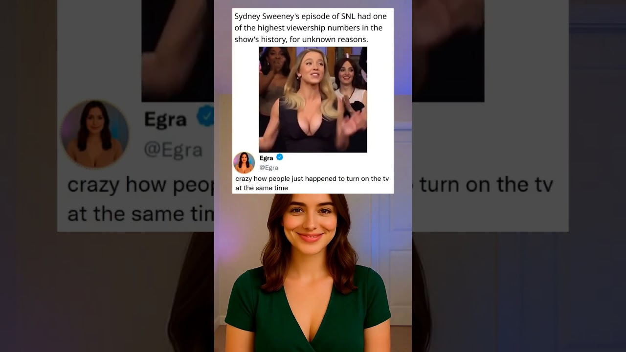 Sydney Sweeney's episode of SNL had one of the highest viewership numbers in the show's history