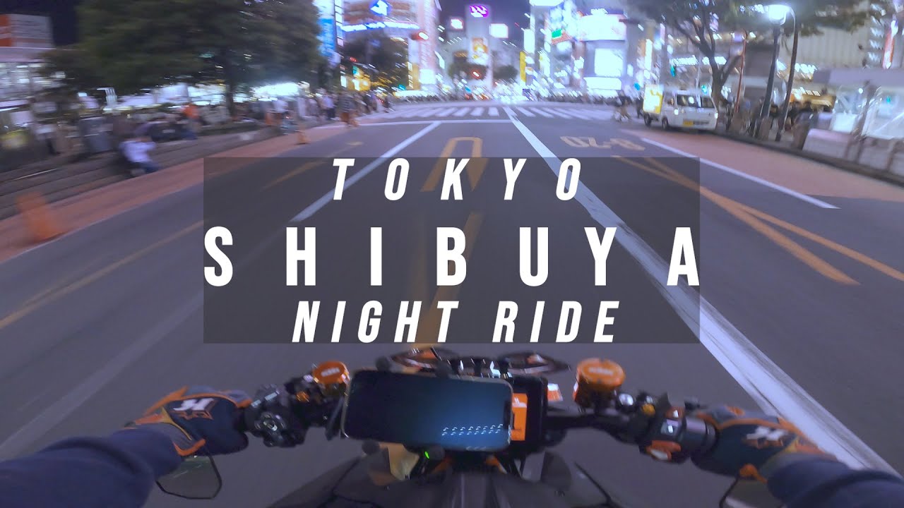 TOKYO Shibuya 🚀Night ride | KTM 1290 super duke R | AKRAPOVIC sound