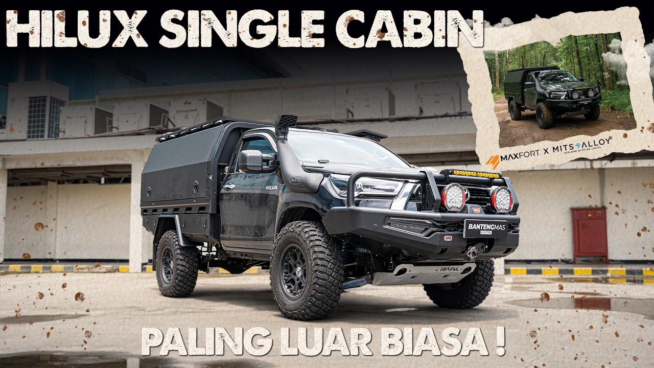 MODIFIKASI HILUX SINGLE CAB PALING GILA! (MITS ALLOY x MAXFORT)