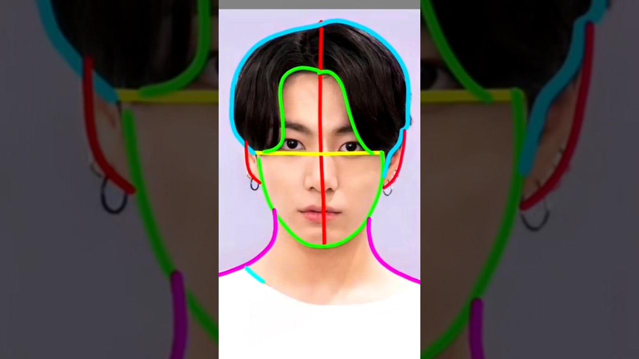 easy to draw jungkook 💥✍🏻