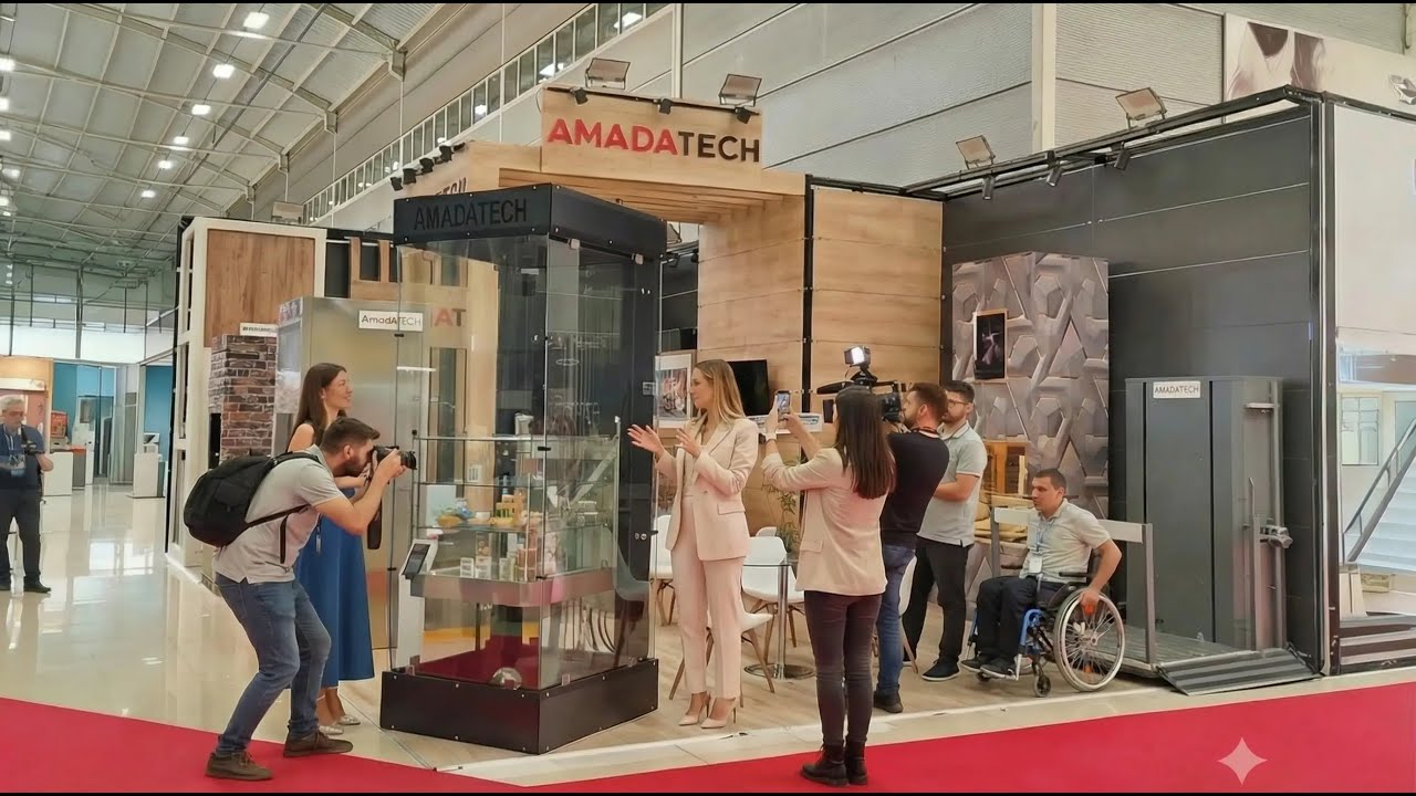 AmadaTECH „Der Aufzug, der Glaskunst und Ingenieurskunst vereint“