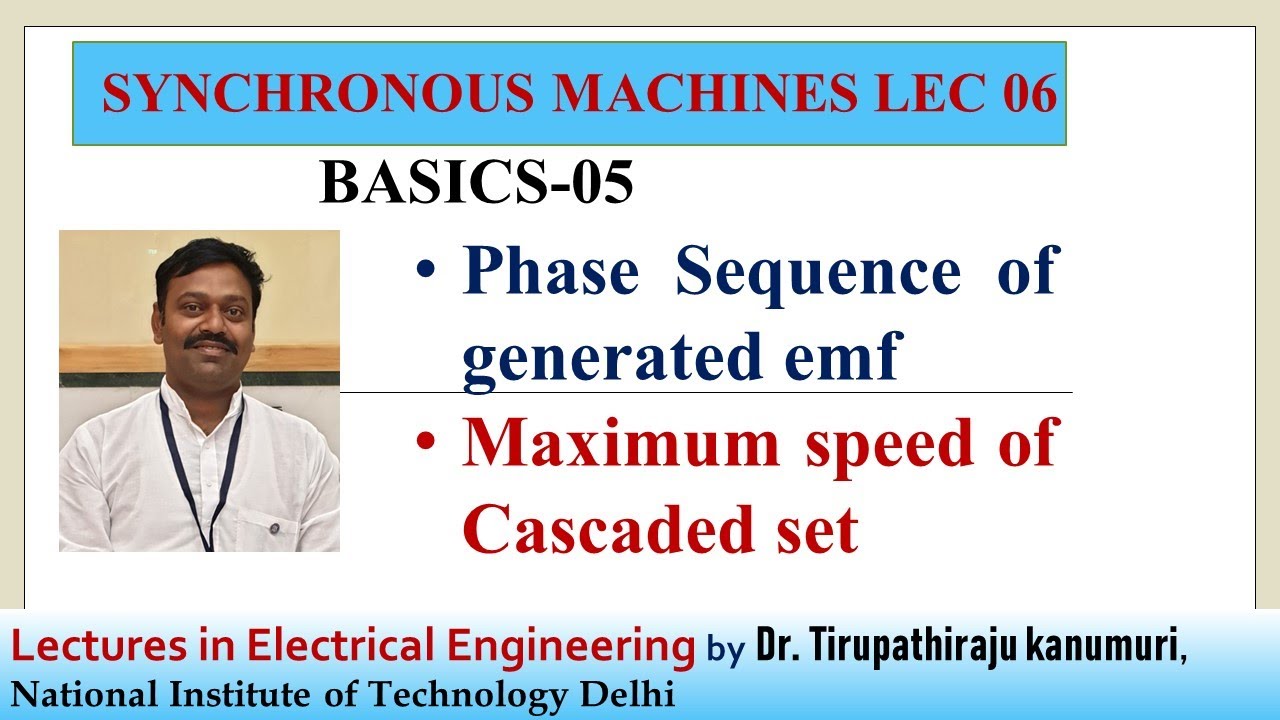 SM06 Phase sequence of 3 phase generated emf
