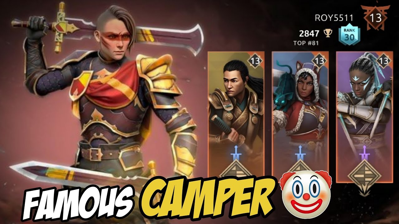 Facing One Of The Oldest Camper 🥶 Kate At Full Potential 🔥 | Shadow Fight 4 Arena | SOT SFA