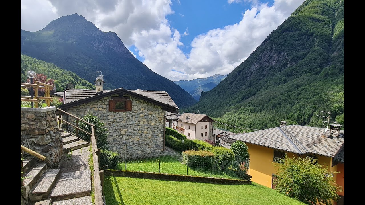 DIRETTA DEL LUNEDI, da villetta con giardino privato a Valbondione...-NON PIU' DISPONIBILE-
