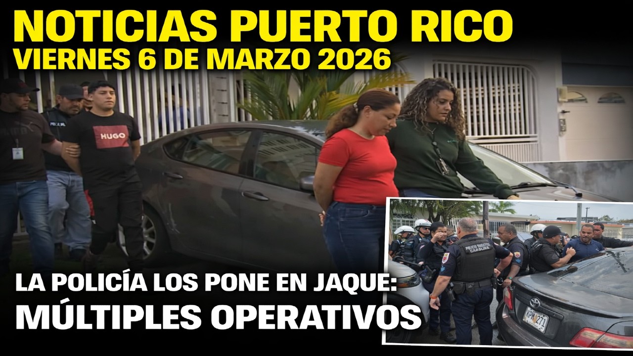 Noticias Puerto Rico viernes 3/6/2026: operativos en toda la isla, persecución y crimen en aumento