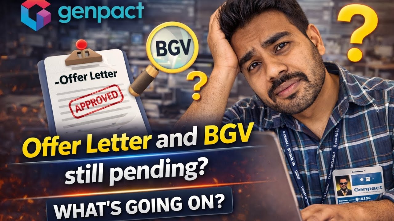 Genpact Offer Letter is Pending? Because...