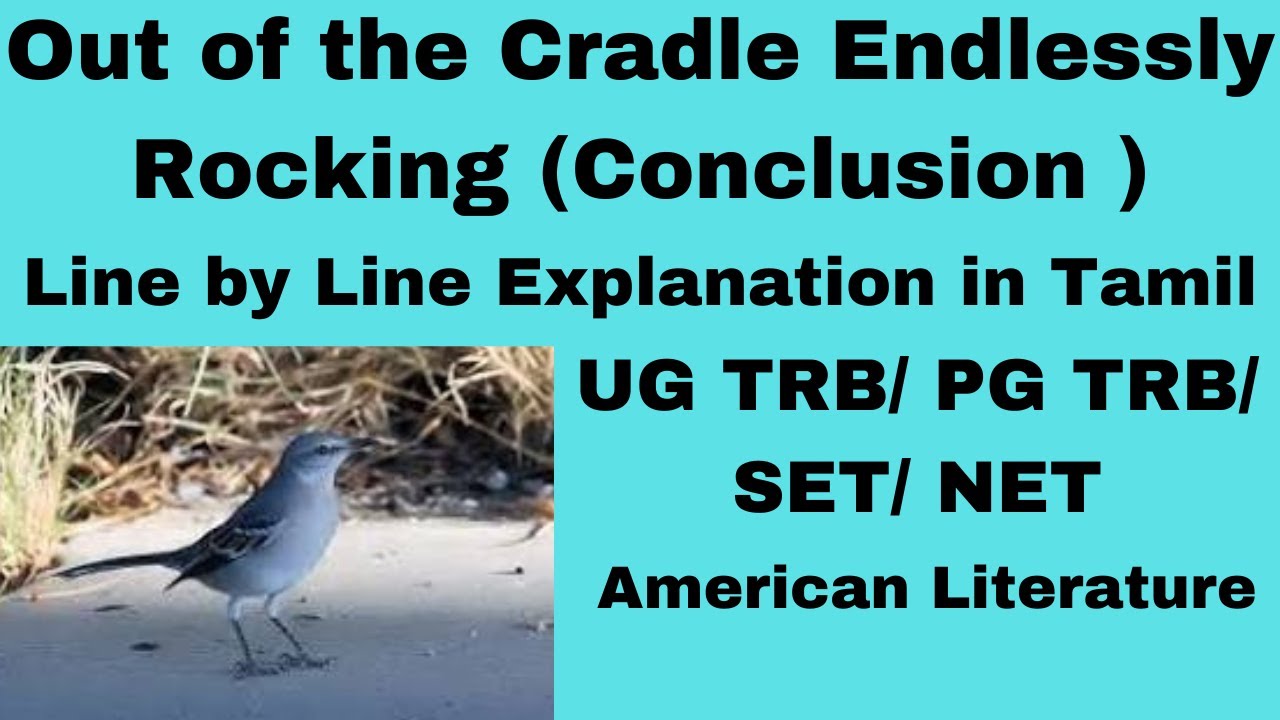 Out of the Cradle Endlessly Rocking (Conclusion )- Line by Line Explanation