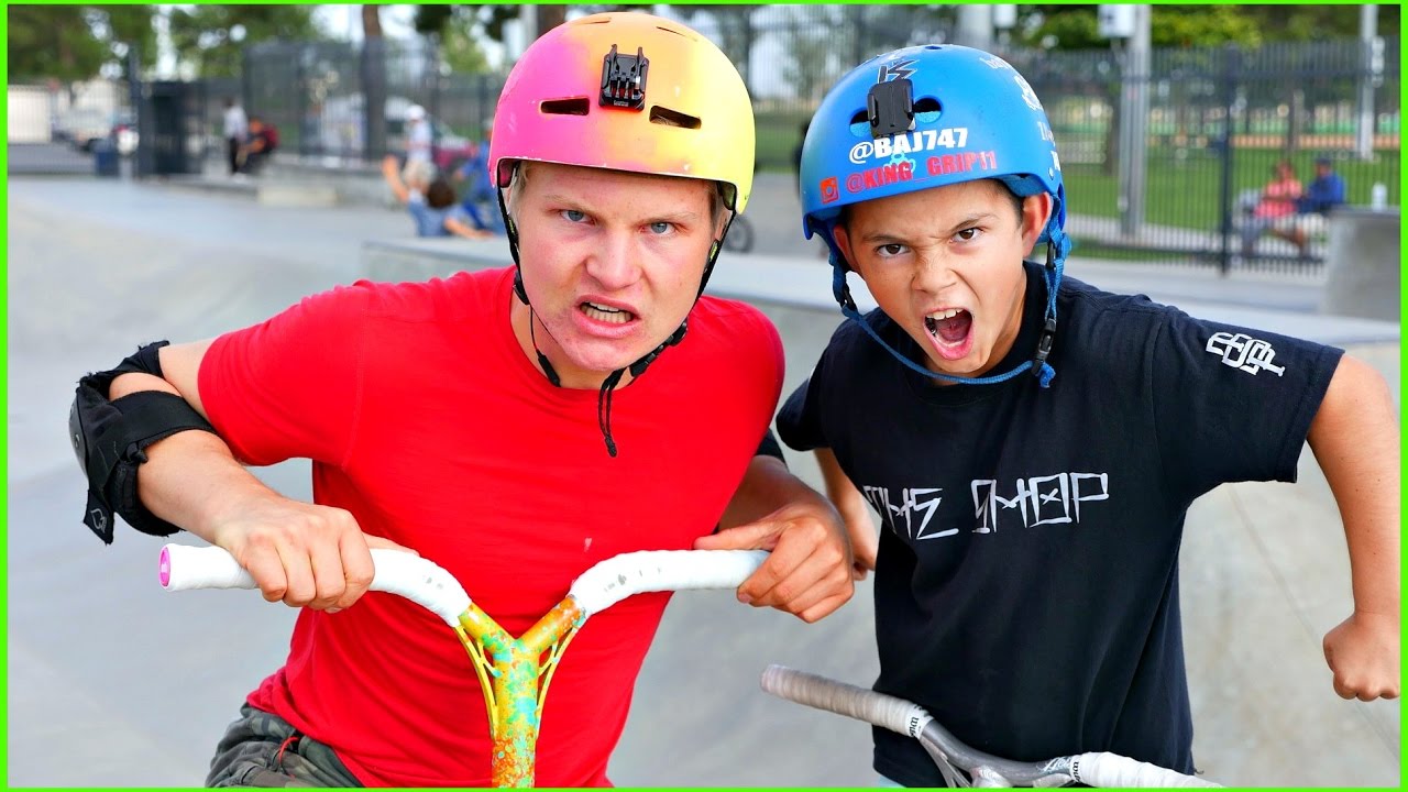 8 YEAR OLD PRO SCOOTER KID DESTROYED ME! *GAME OF SCOOT*