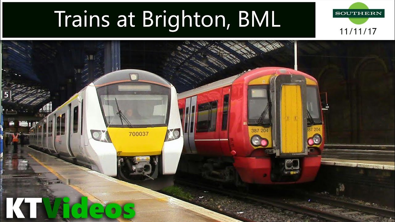 Trains at Brighton, BML - 11/11/17