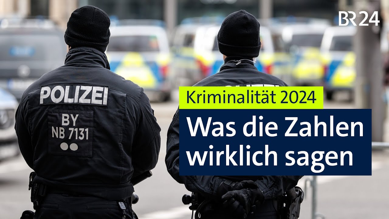 Kriminalitätsstatistik 2024: Gewalt und Cannabis - Was die Zahlen wirklich sagen | BR24