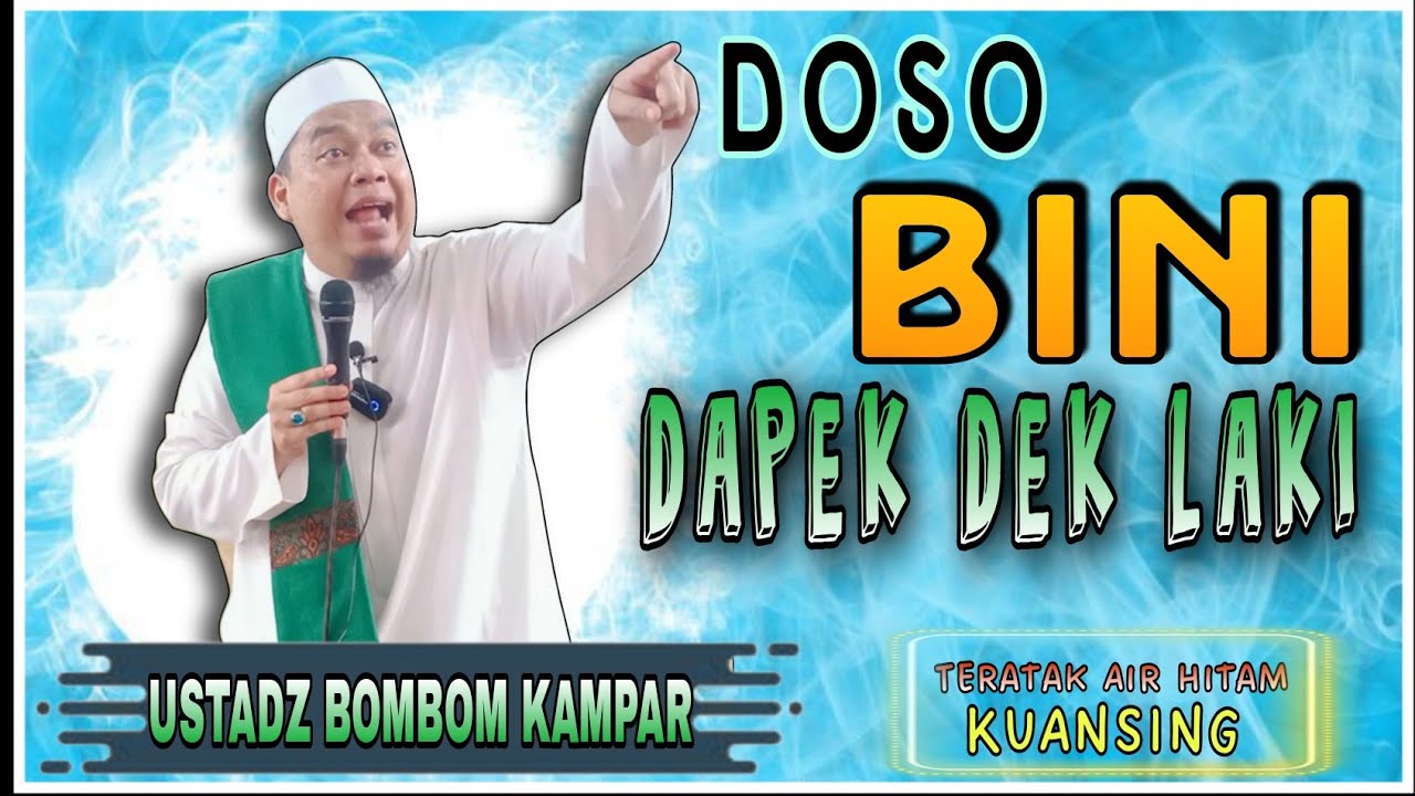 FULL KOCAK ‼️ Harus Berobah 🔴 TAk Henti Golek Jemaah Teratak Air Hitam Oleh Ustadz Bombom