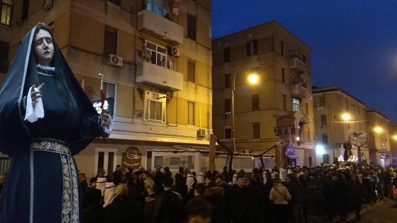 Taranto - Settimana Santa 2018 - Il Pellegrinaggio dell'Addolorata sulla Marina
