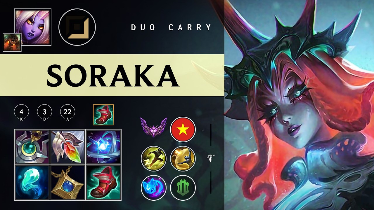 Soraka Carry vs Sivir - VN Master Patch 26.04