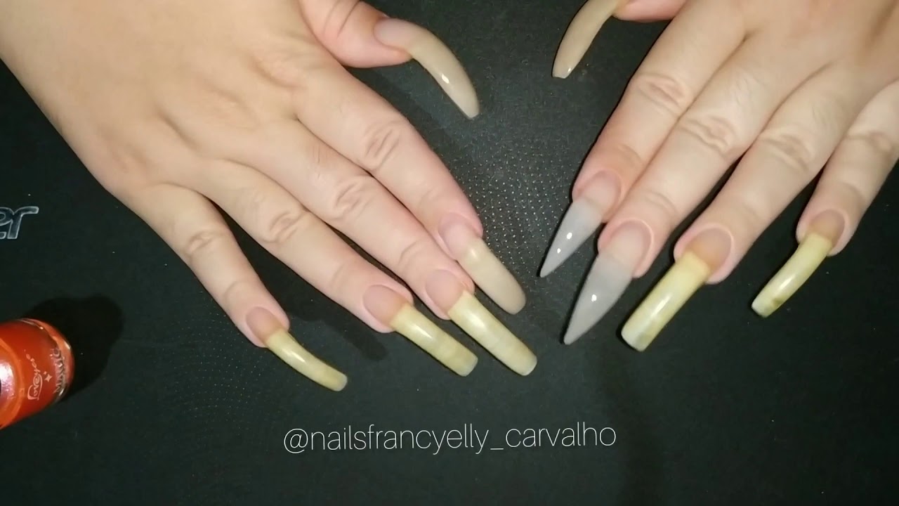 Minhas unhas longas Naturais -LONG NAILS