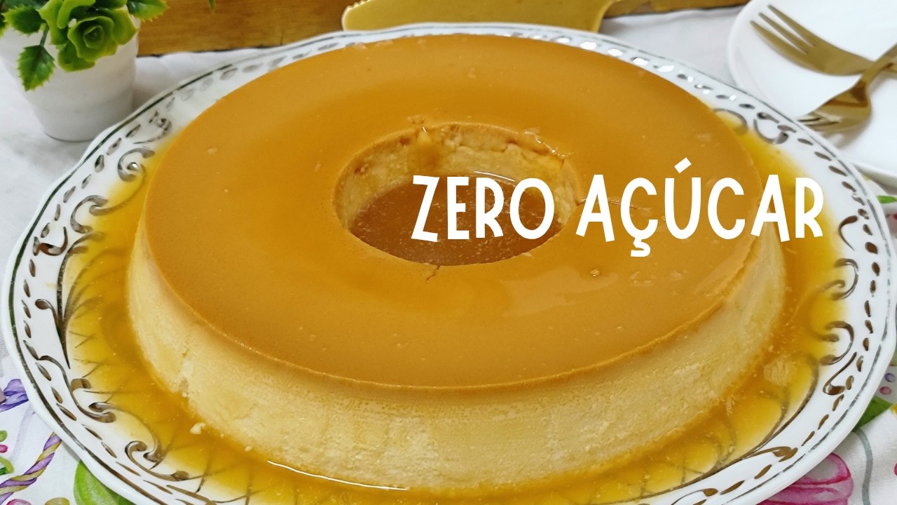 PUDIM DIET DE LEITE CONDENSADO/ CREMOSO/ FÁCIL DE FAZER/ SEM AÇÚCAR/ DELICIOSO!