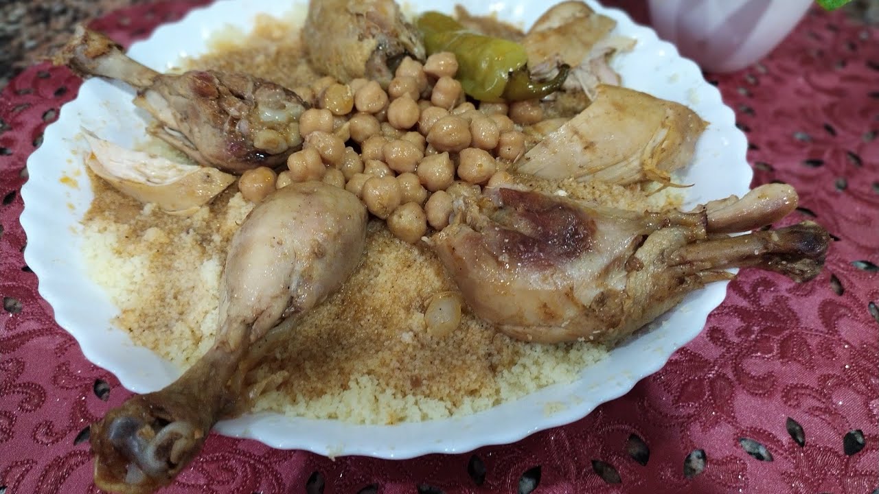 كسكس عراسي بالدجاج على طريقة ناس تبسة 😍بننننة خيالية 😇