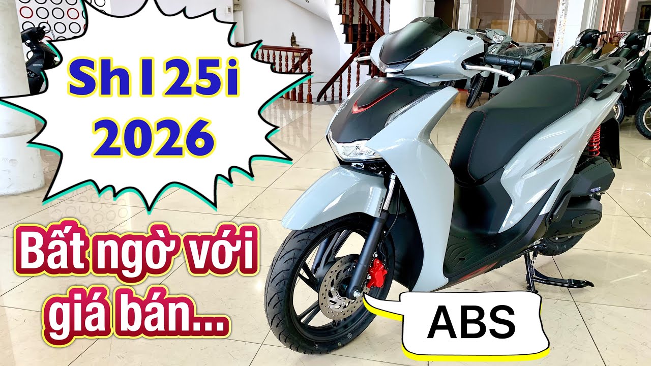 Sh125i 2026 ABS Màu Xám Xi Măng | Review chi tiết + Giá Bán #sh2026 #sh125abs #sh125i #minhnamle66