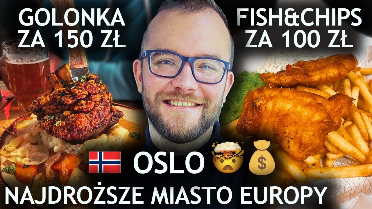 JEDYNA TAKA GOLONKA (CHRUPIĄCA)! CENY w OSLO: lokalne jedzenie i restauracje (NORWEGIA 2021) | 459