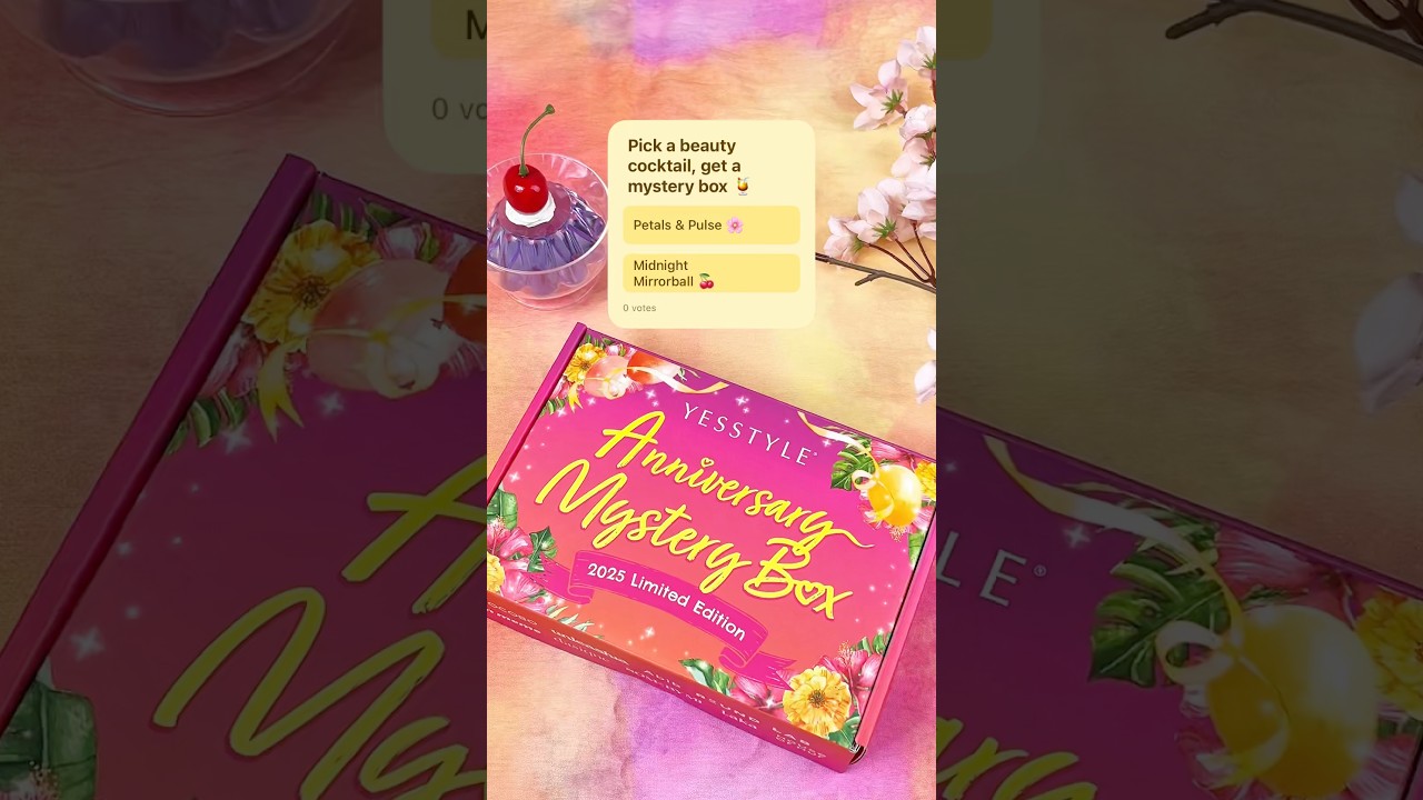 Pick a beauty cocktail, get a mystery box! 