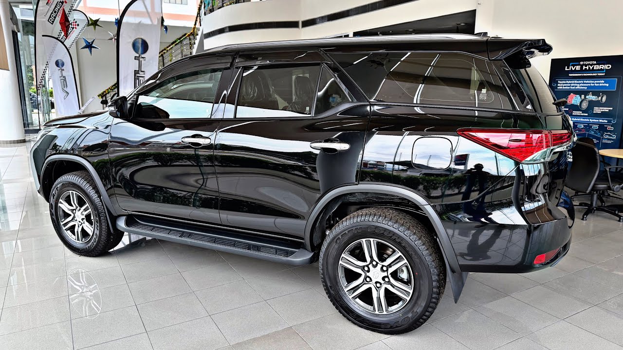 2026 All New Toyota Fortuner 2.8 4x4 Black Color | Perfect SUV!  Exterior & Interior Details