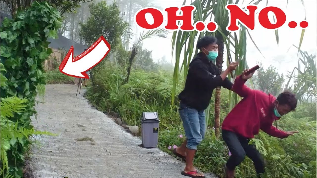 Jurassic World || Dino Land Purbalingga ada BUSHMAN PRANK