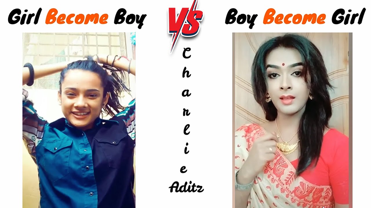 Girl Become Boy Vs Boy Become Girl #meme #Darkmeme