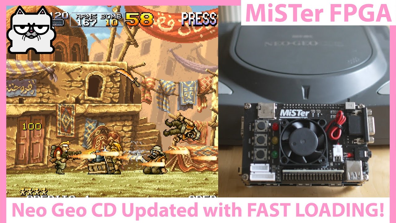 MiSTer FPGA Neo Geo CD Core Updated with Fast Loading, CDZ Support and More!