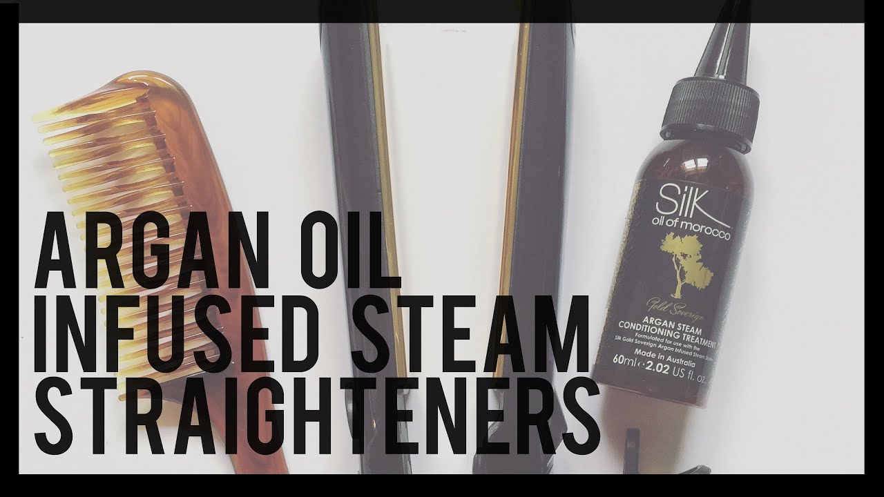 ARGAN OIL INFUSED STEAM STRAIGHTENER REVIEW