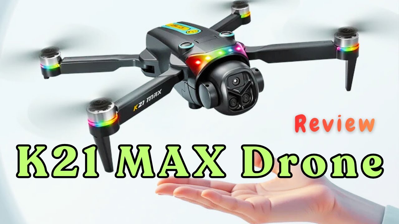 Дрон K21 MAX | Камера 4K, дистанционное управление экраном и система предотвращения столкновений