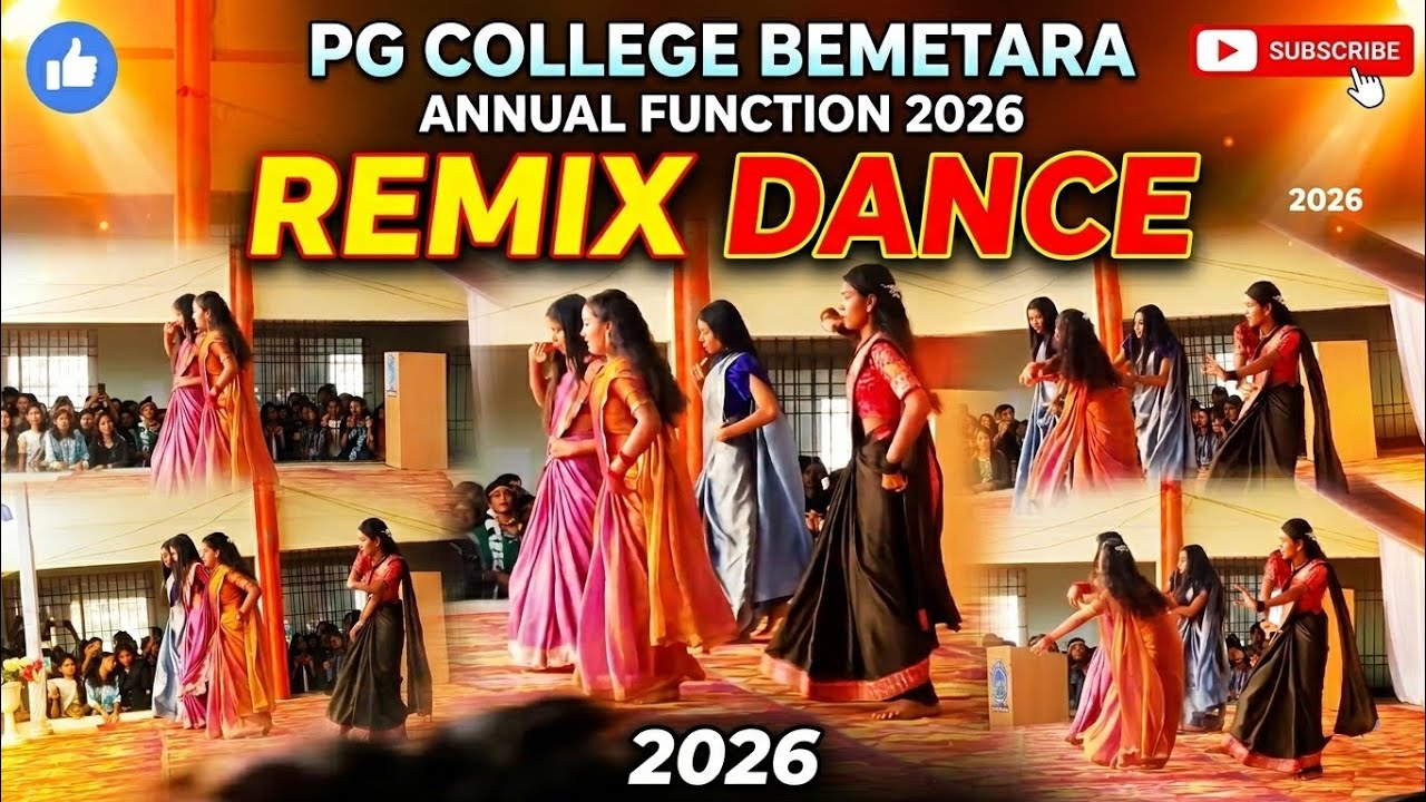 Viral dance performance2026 PG COLLEGE BEMETARA 