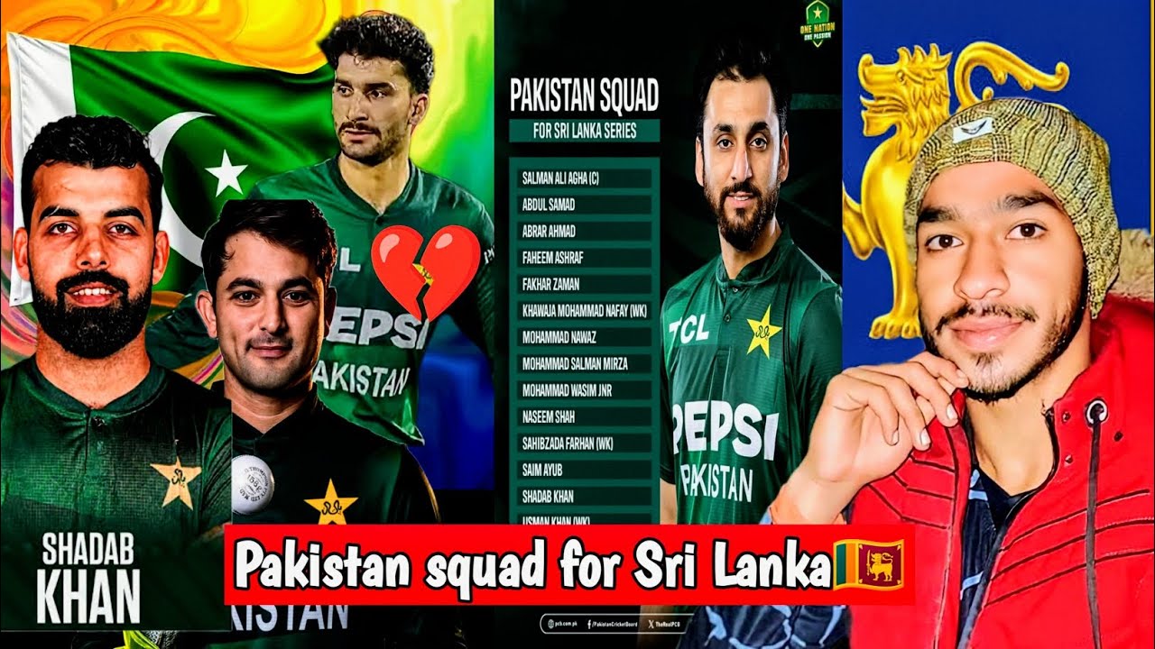 Pakistan Squad Shock for Sri Lanka 😲 Shadab Khan Comeback | khawaja Nafay First Call-Up 🇵🇰