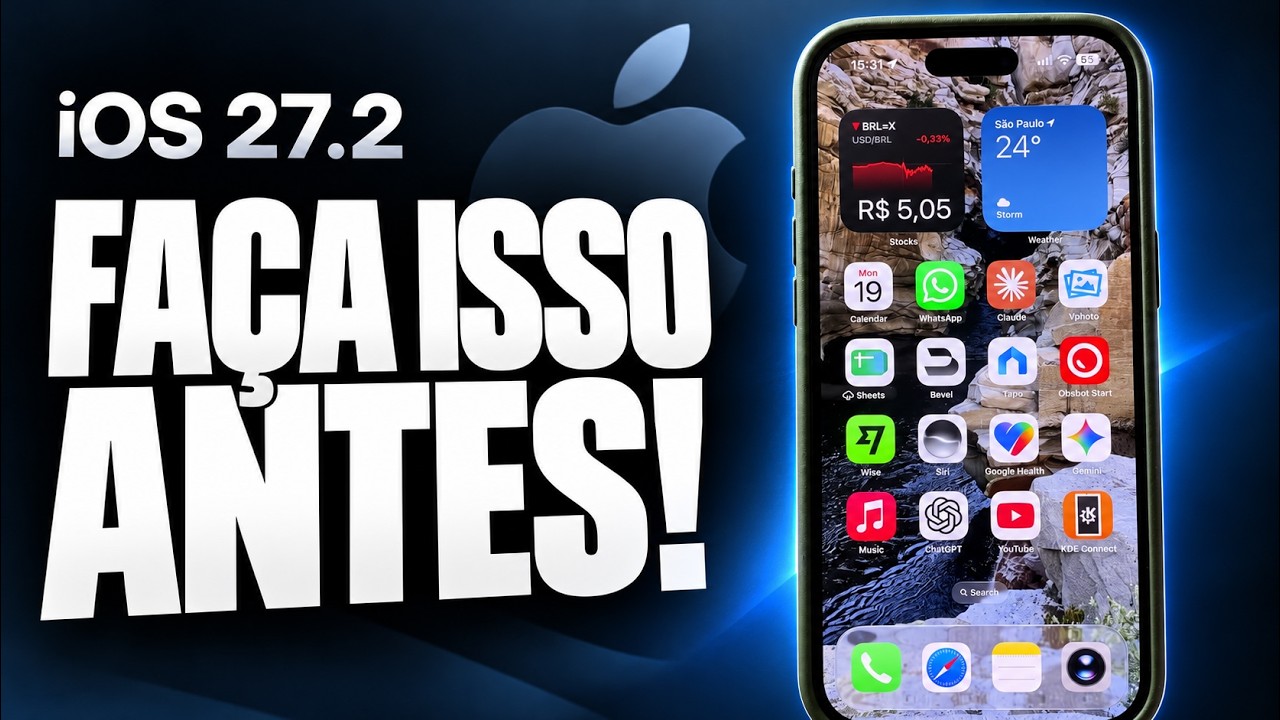 iOS 27.2 CHEGA SEGUNDA! Fa&ccedil;a isso ANTES de atualizar 🔴