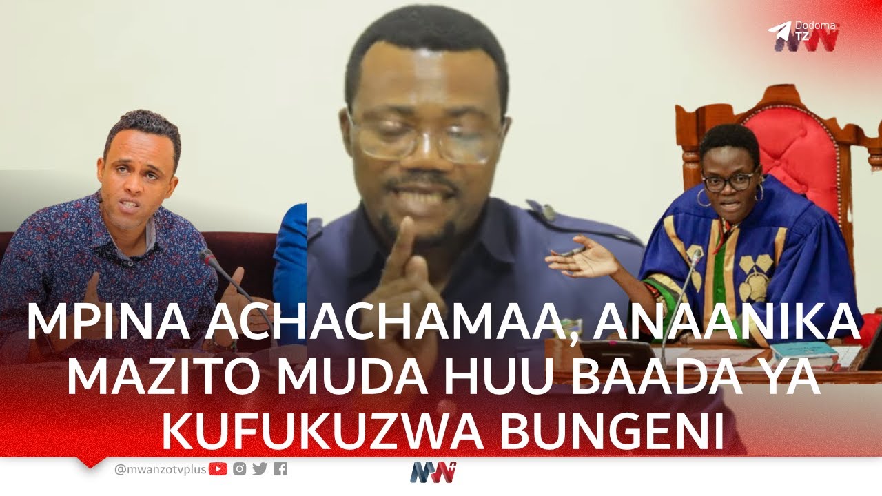 #LIVE: MPINA ACHARUKA, ANAANIKA MAZITO YA KUTISHA BAADA YA KUFUKUZWA BUNGENI 