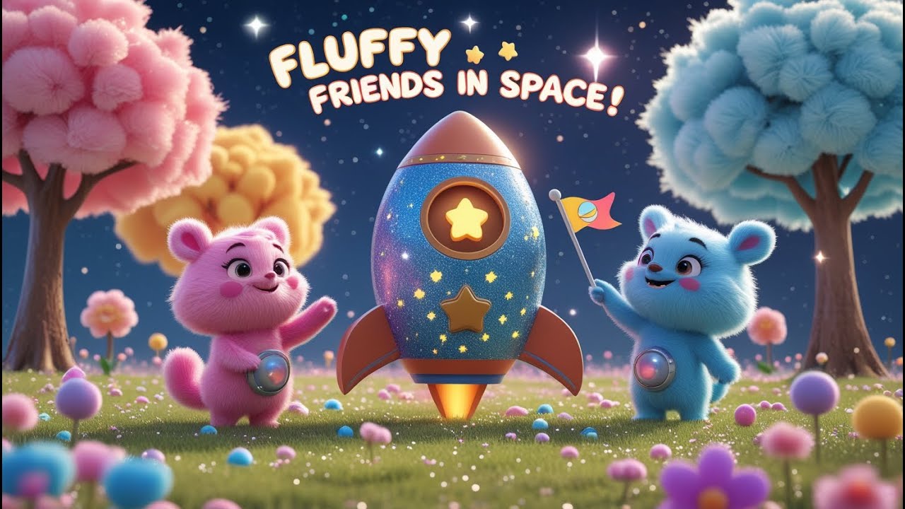 Fluffy Friends in Space | Magical Galaxy Adventure for Kid | Kids Adventure