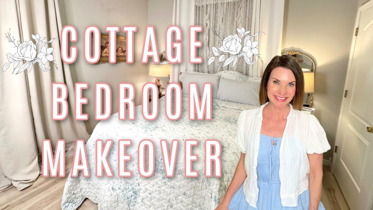 ✨NEW!! COTTAGE BEDROOM MAKEOVER~Shabby Chic Spring CLEANING TIDYING~ ✨ 🌸 